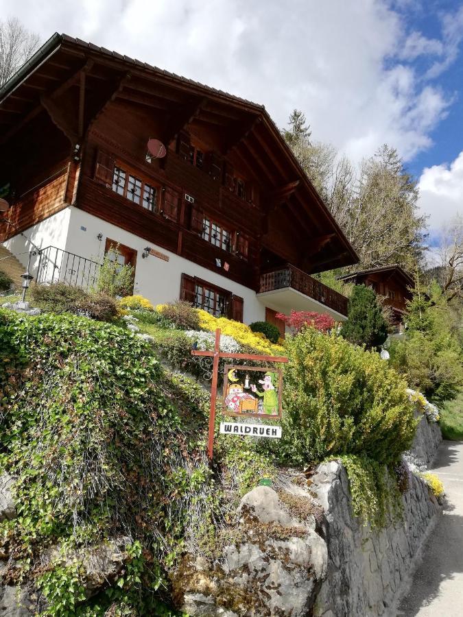 Bed and Breakfast Waldruhe Jaun Exterior foto